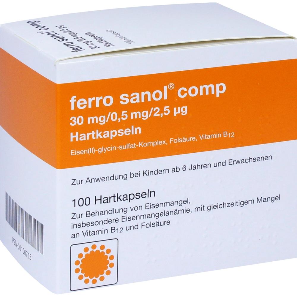 FERRO SANOL comp. Hartkaps.m.msr.überz.Pellets
