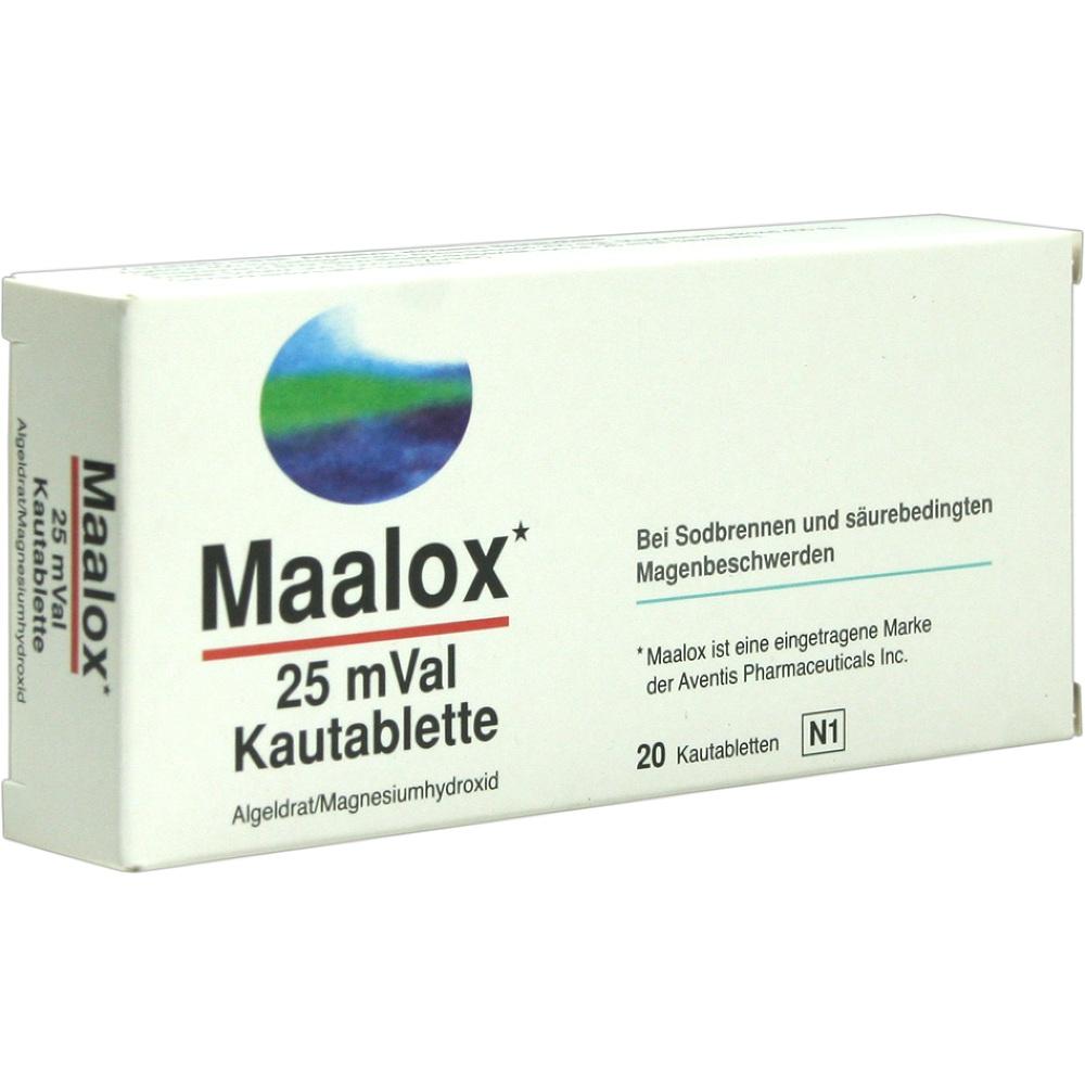 MAALOX 25 mVal Kautabletten