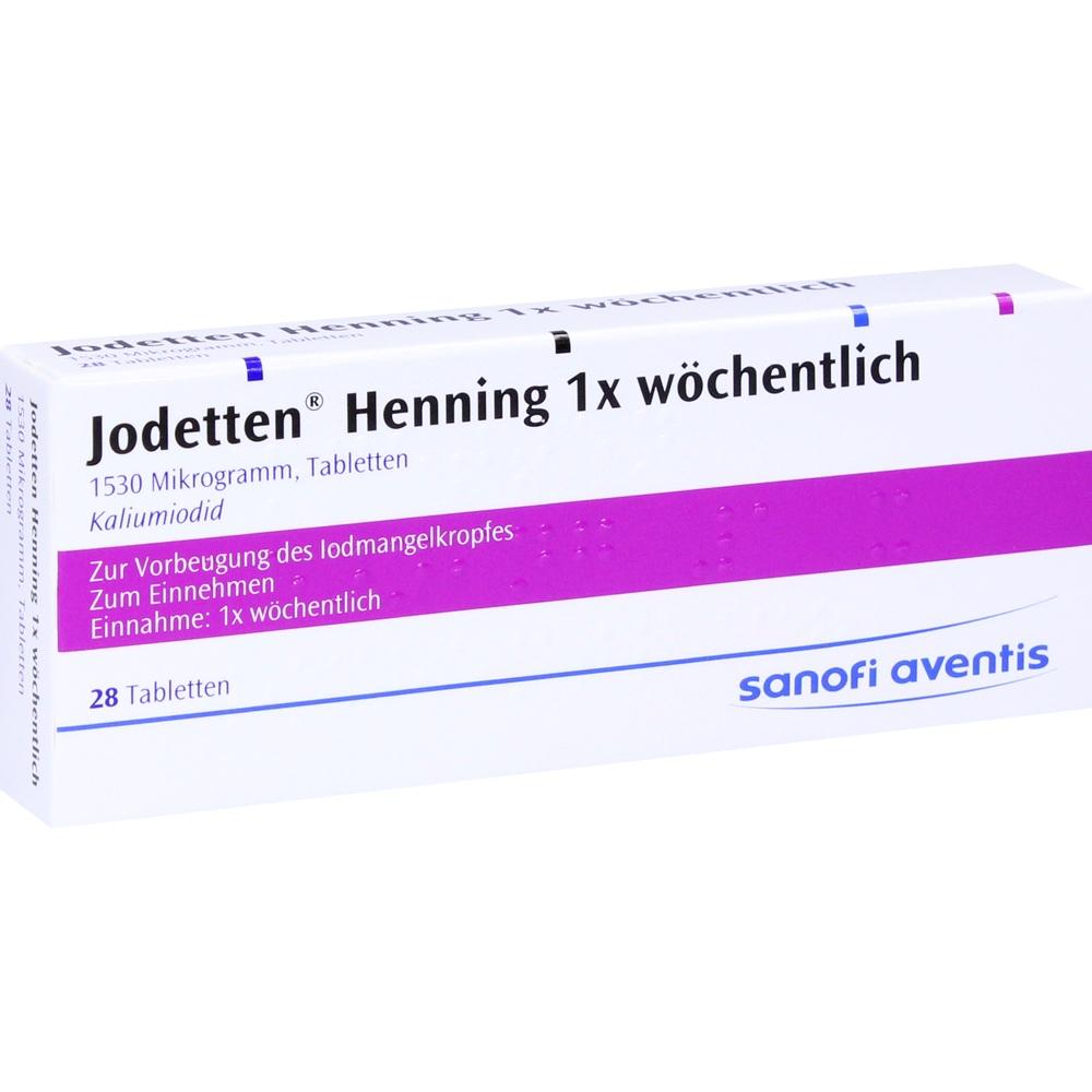 JODETTEN Henning 1x wöchentlich Tabletten
