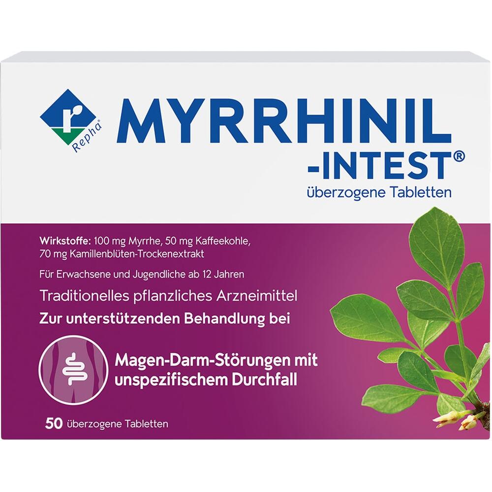 MYRRHINIL INTEST überzogene Tabletten