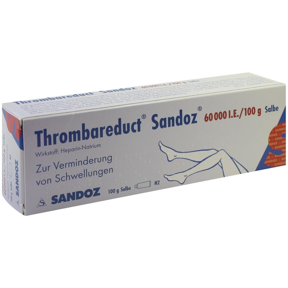 THROMBAREDUCT Sandoz 60.000 I.E. Salbe