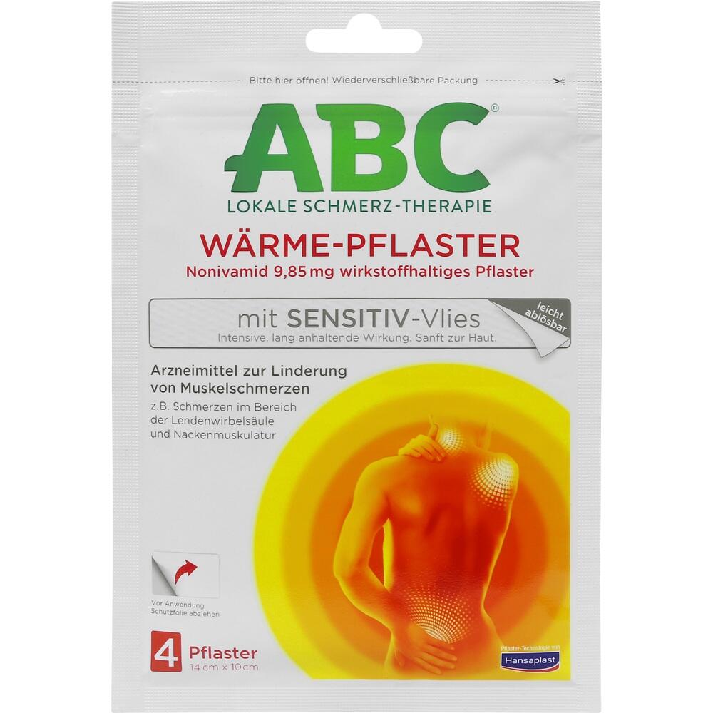 ABC Wärme-Pflaster sensitive-Vlies Hansaplast med