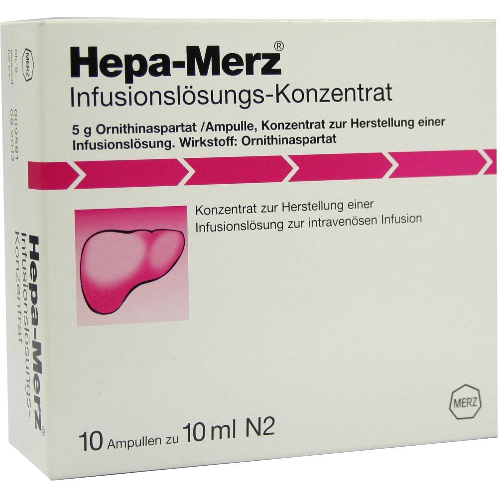 HEPA-MERZ Infusionslösungs-Konzentrat Ampullen