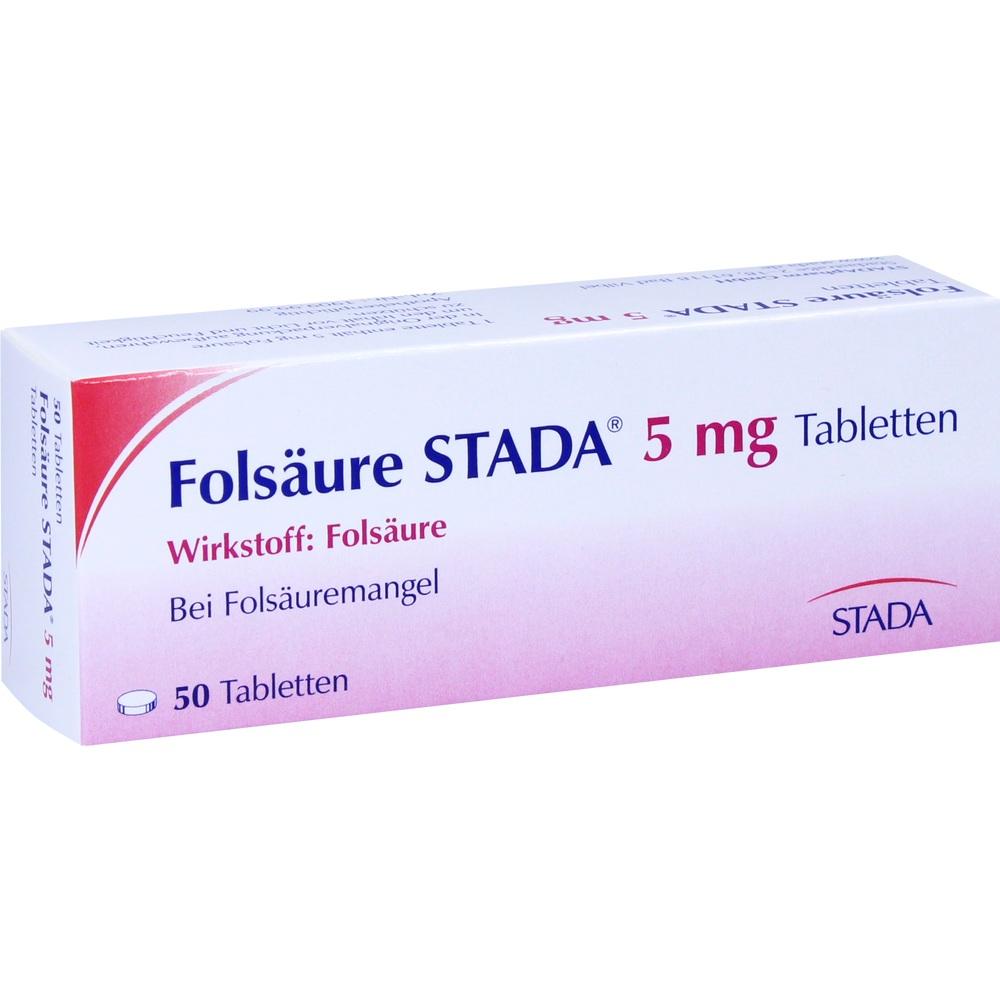 FOLSÄURE STADA 5 mg Tabletten