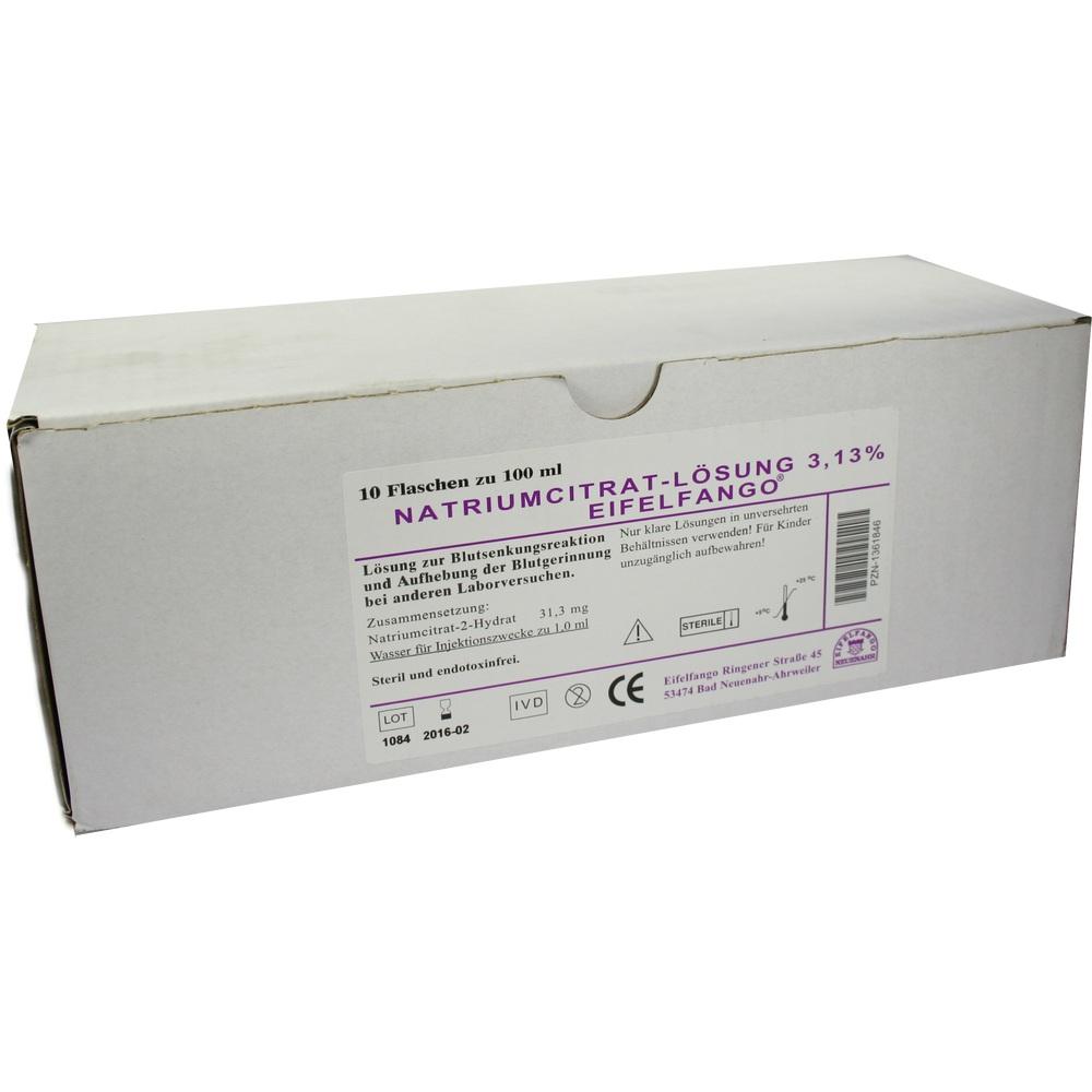 NATRIUMCITRAT-Lösung 3,13% Eifelfango
