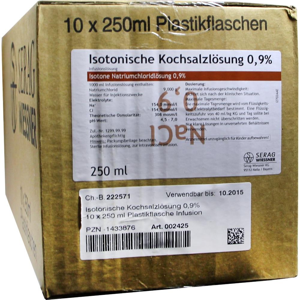 ISOTONISCHE Kochsalzlösung 0,9% Plastik Inf.-Lsg.