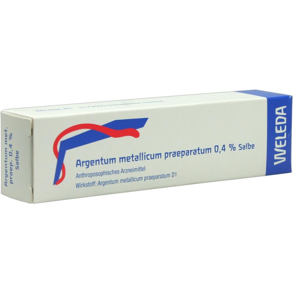 ARGENTUM METALLICUM PRAEPARATUM 0,4% Salbe