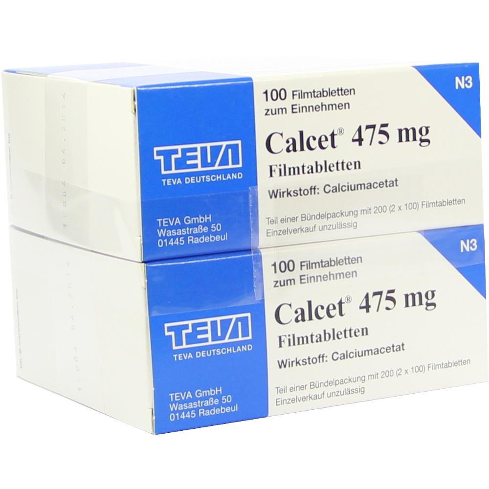 CALCET 475 mg Filmtabletten