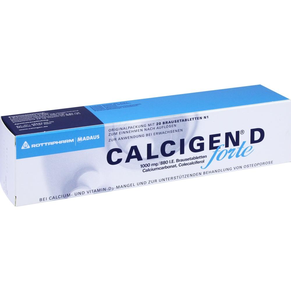 CALCIGEN D forte 1000 mg/880 I.E. Brausetabletten