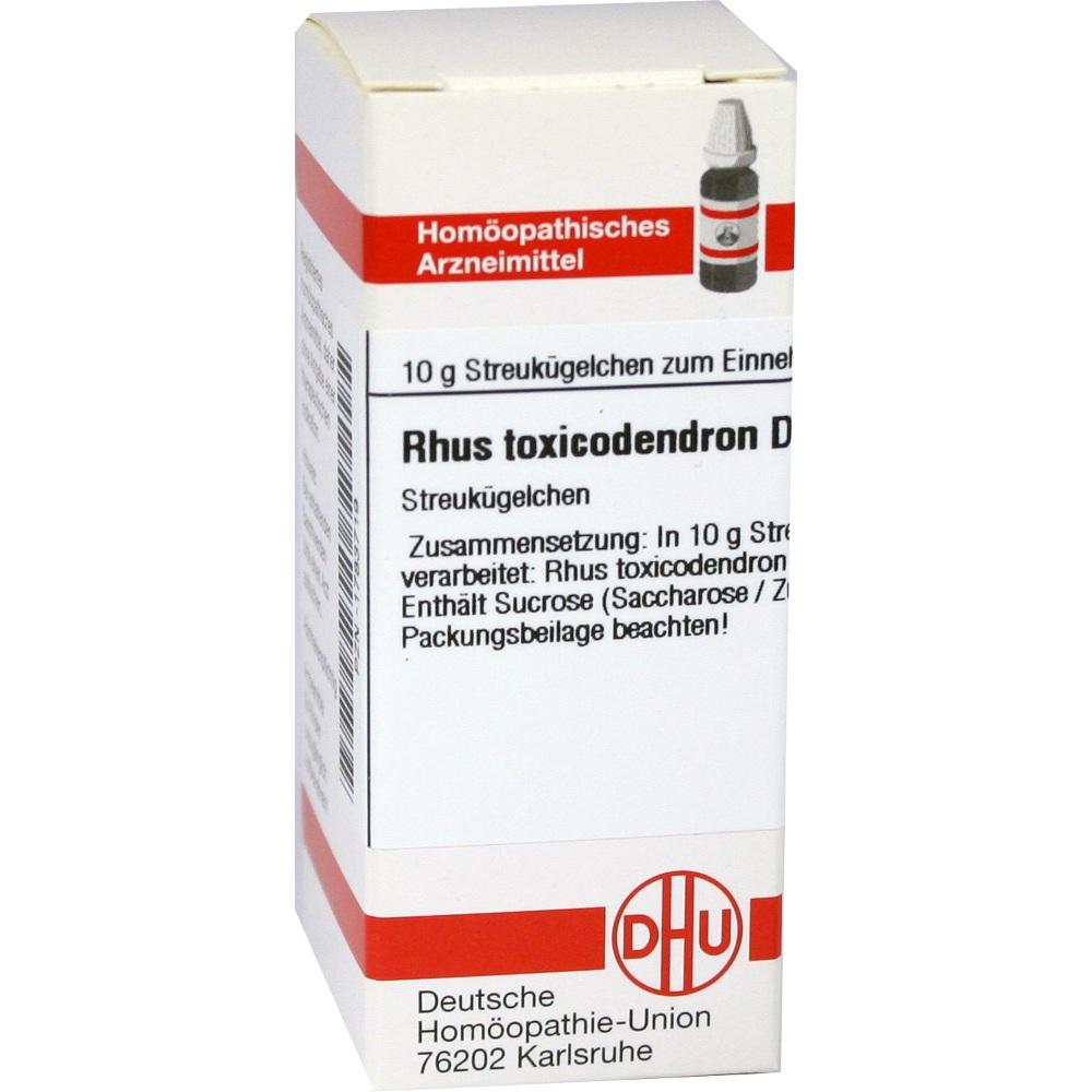 RHUS TOXICODENDRON D 4 Globuli