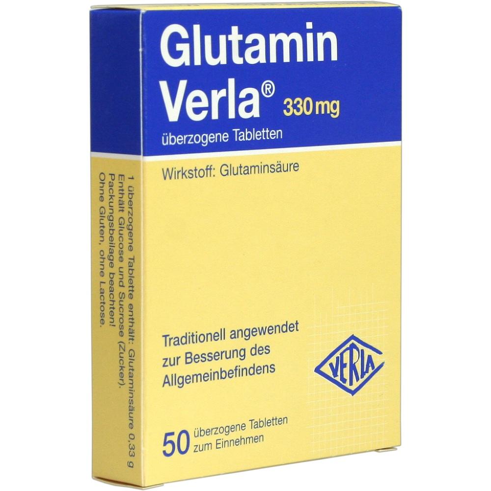 GLUTAMIN VERLA überzogene Tabletten