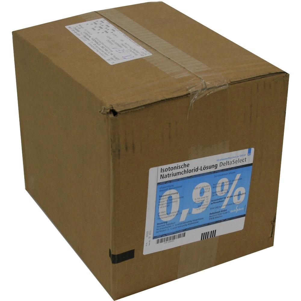 ISOTONISCHE NaCl 0,9% DELTAMEDICA Inf.-Lsg.Plastik