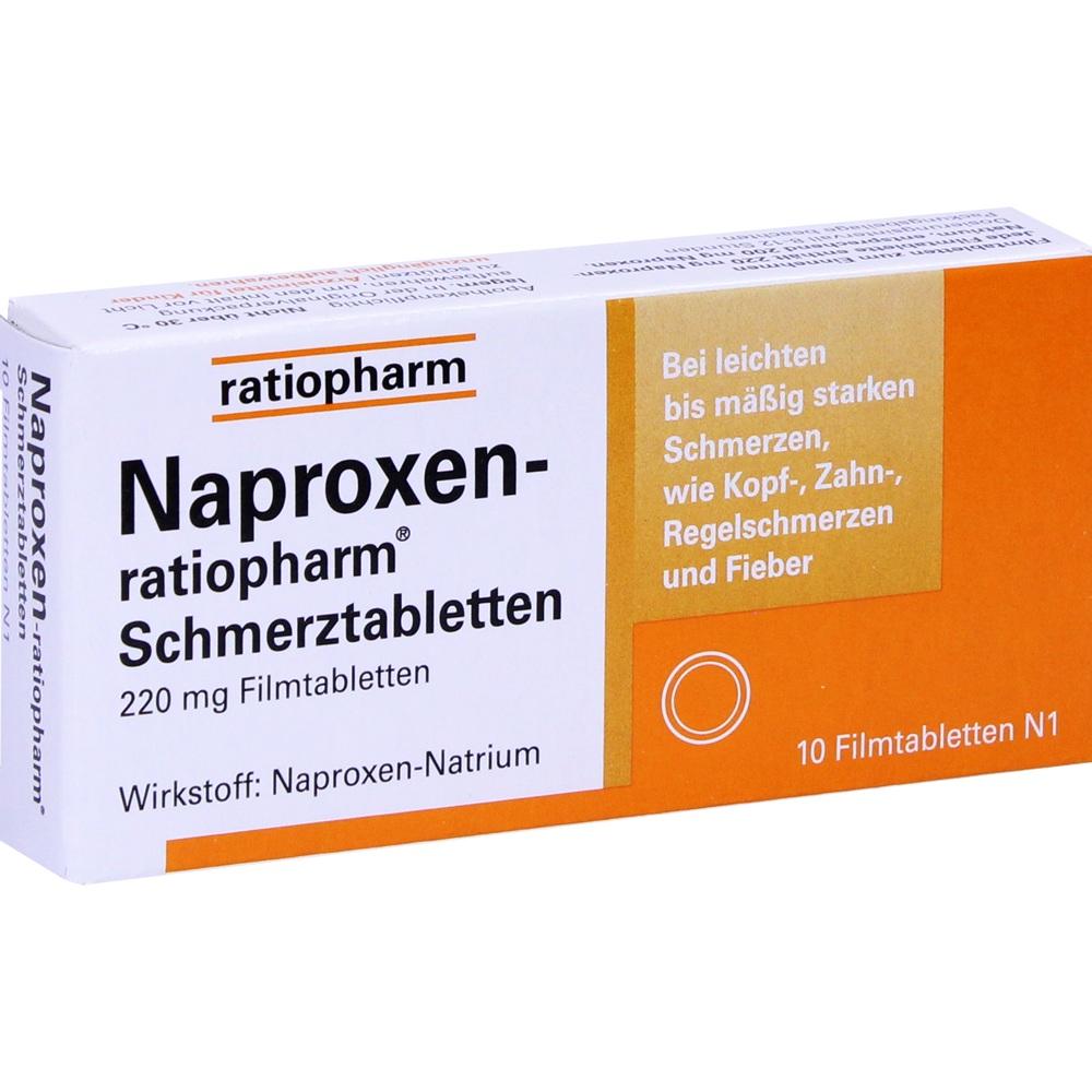 NAPROXEN-ratiopharm Schmerztabl. Filmtabletten