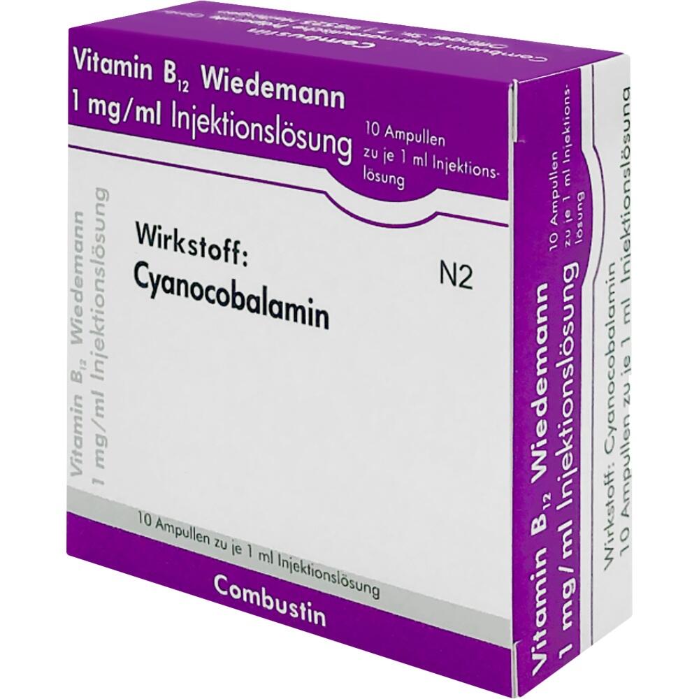 VITAMIN B12 WIEDEMANN 1 mg/ml Injektionslsg.Amp.