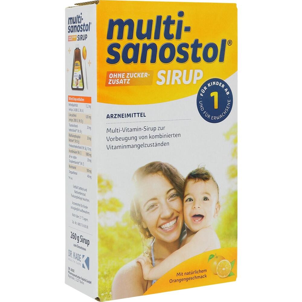 MULTI SANOSTOL Sirup ohne Zuckerzusatz