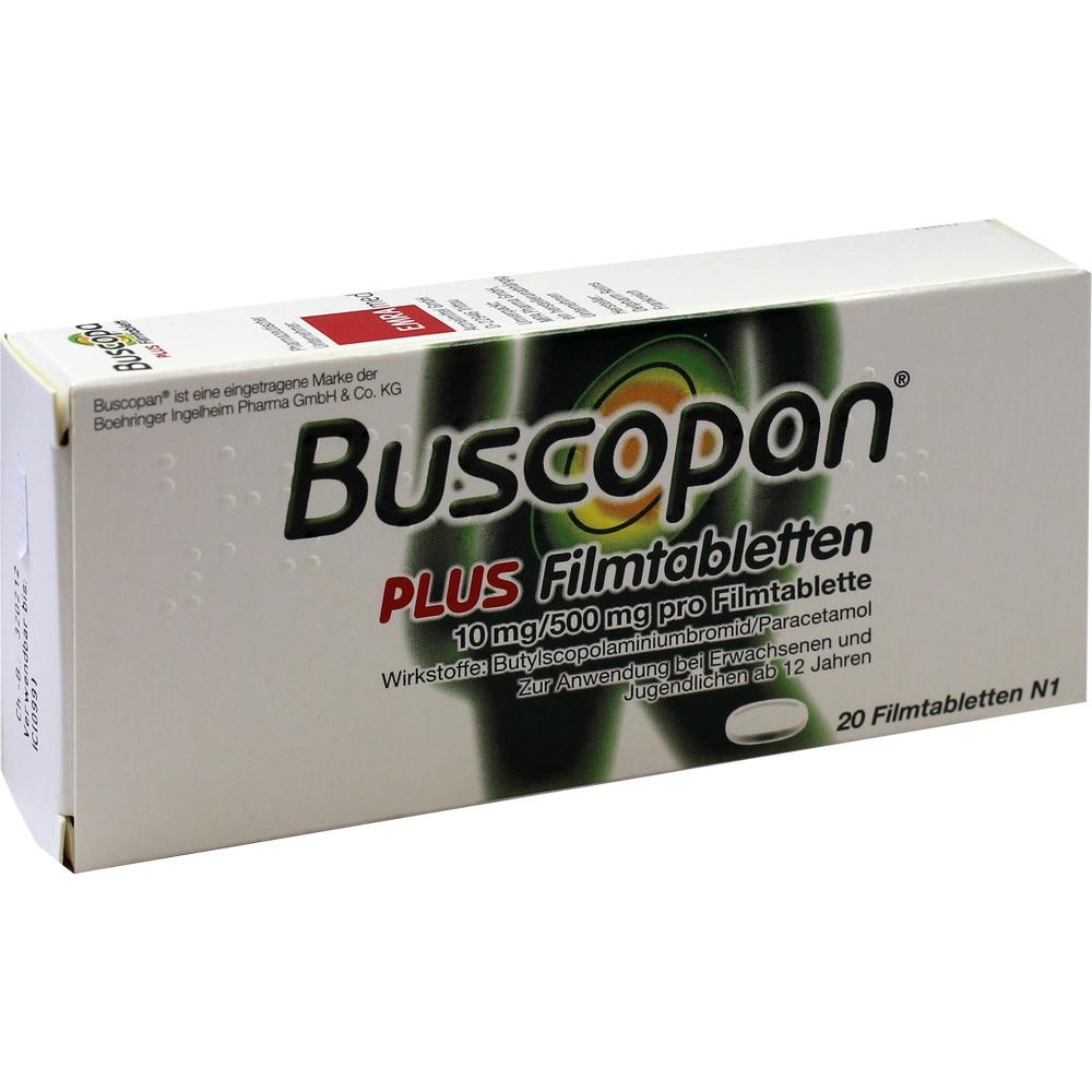 BUSCOPAN plus 10 mg/500 mg Filmtabletten