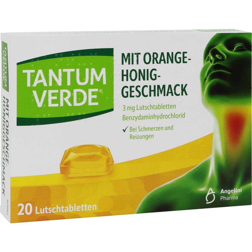 TANTUM VERDE 3 mg Lutschtabl.m.Orange-Honiggeschm.