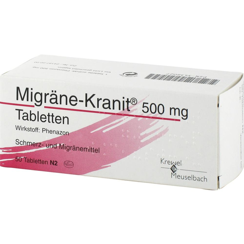 MIGRÄNE KRANIT 500 mg Tabletten
