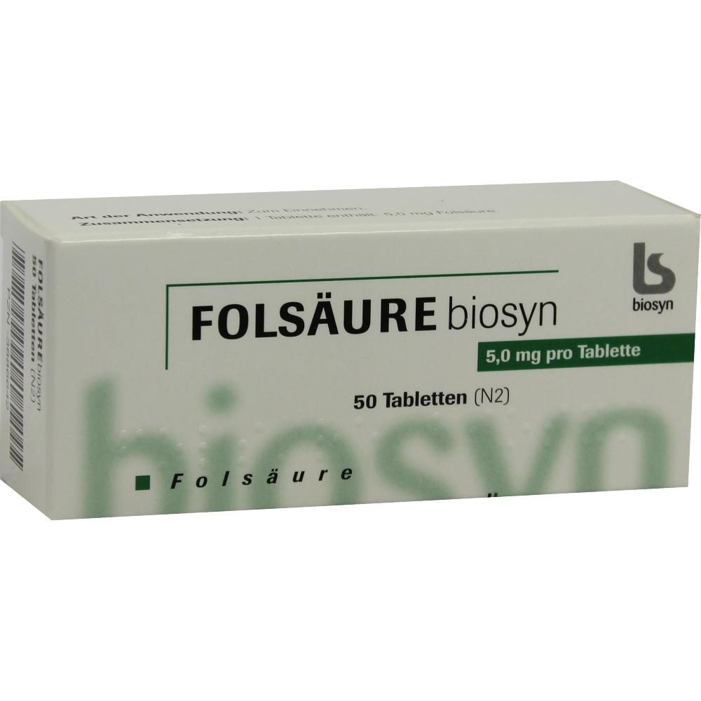 FOLSÄURE 5 mg Tabletten