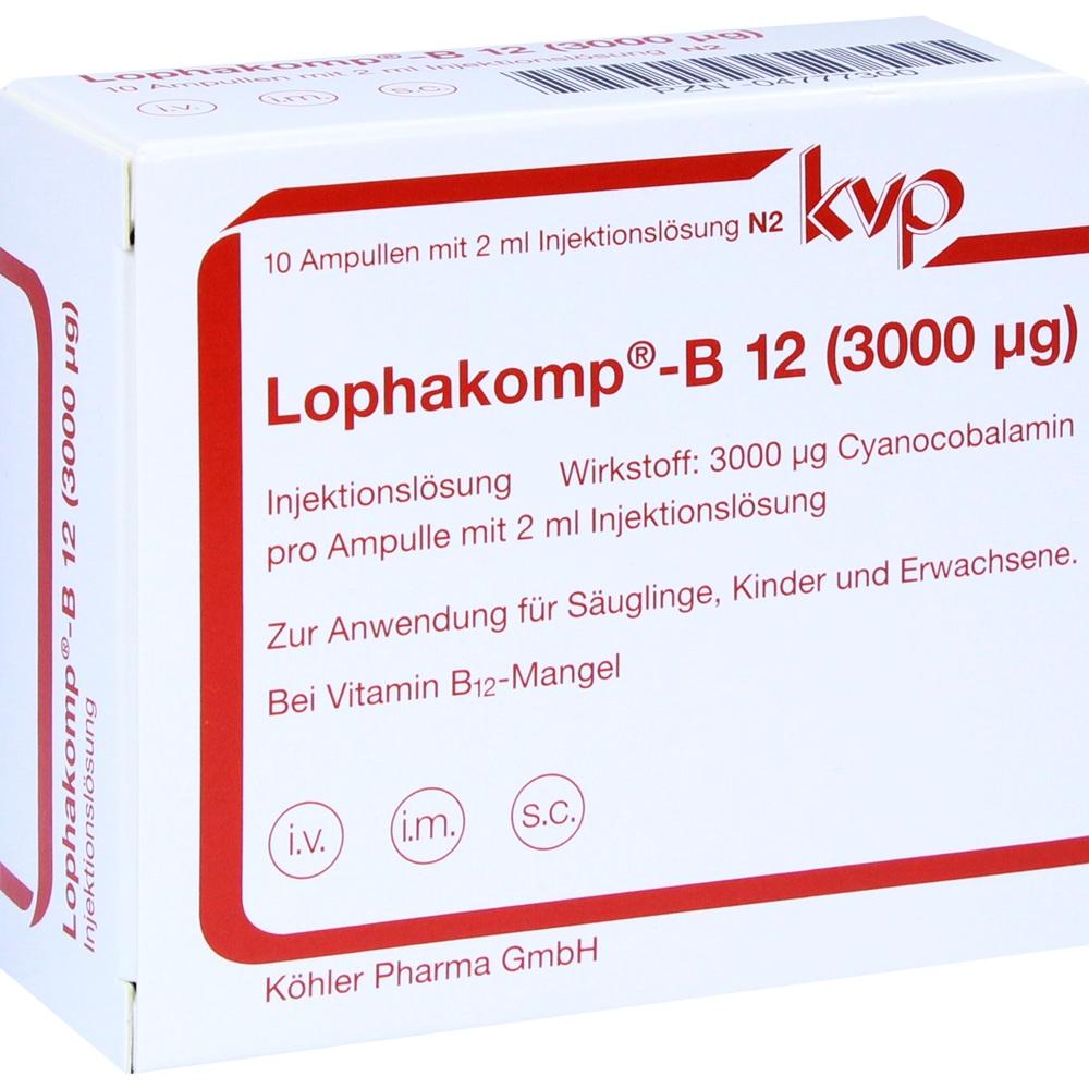 LOPHAKOMP B12 3.000 \m63g Injektionslösung