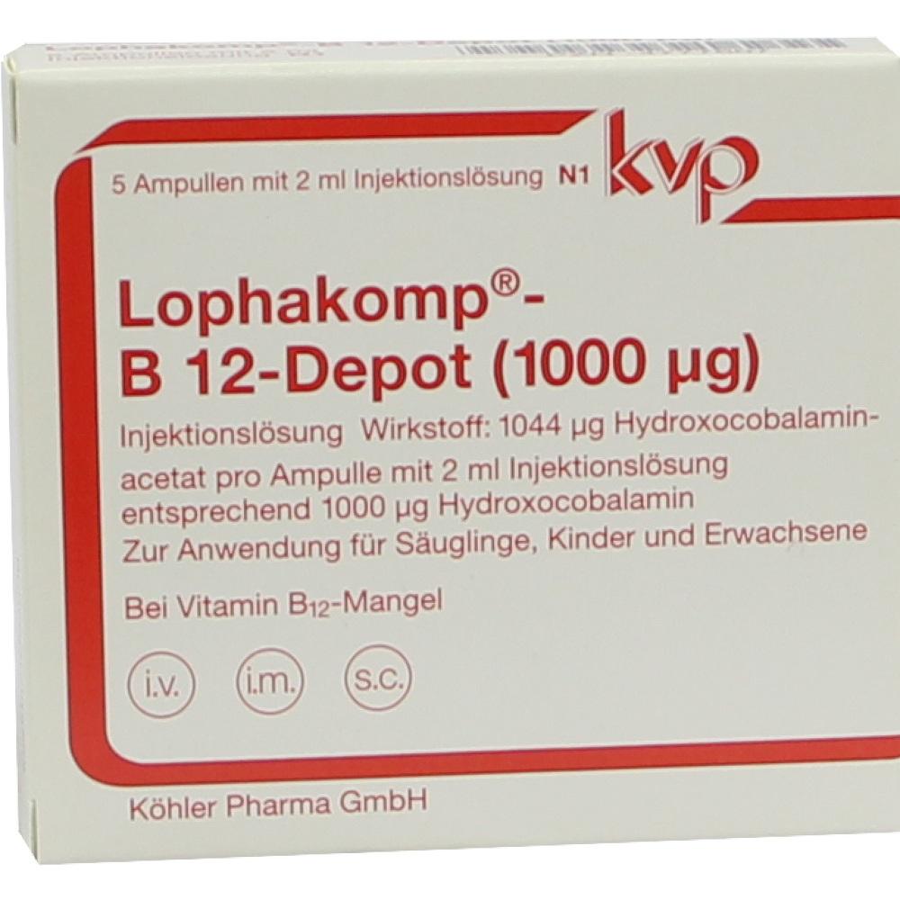 LOPHAKOMP B 12 Depot 1000 \m63g Injektionslösung