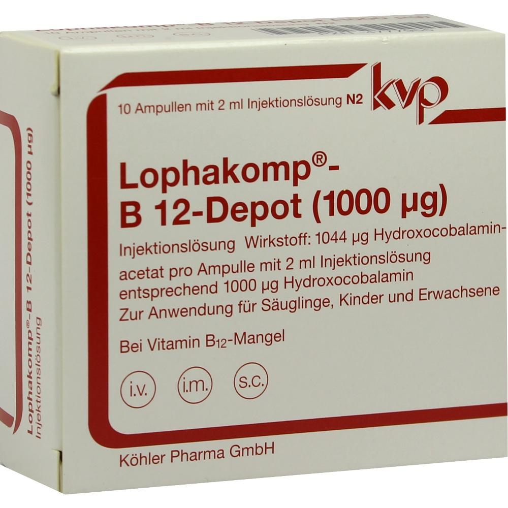 LOPHAKOMP B 12 Depot 1000 \m63g Injektionslösung