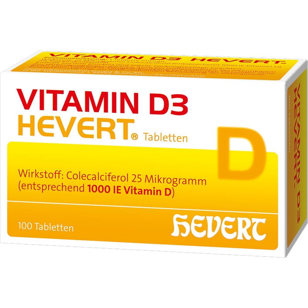 VITAMIN D3 HEVERT Tabletten