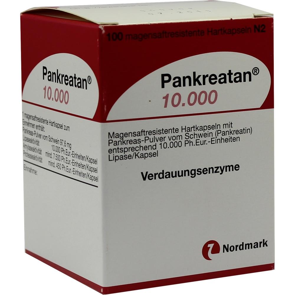 PANKREATAN 10.000 magensaftresistente Hartkapseln