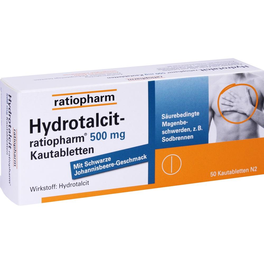 HYDROTALCIT-ratiopharm 500 mg Kautabletten