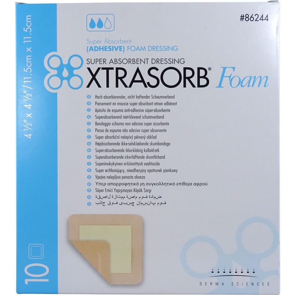 XTRASORB Foam Schaumverband 11x11 cm haftend