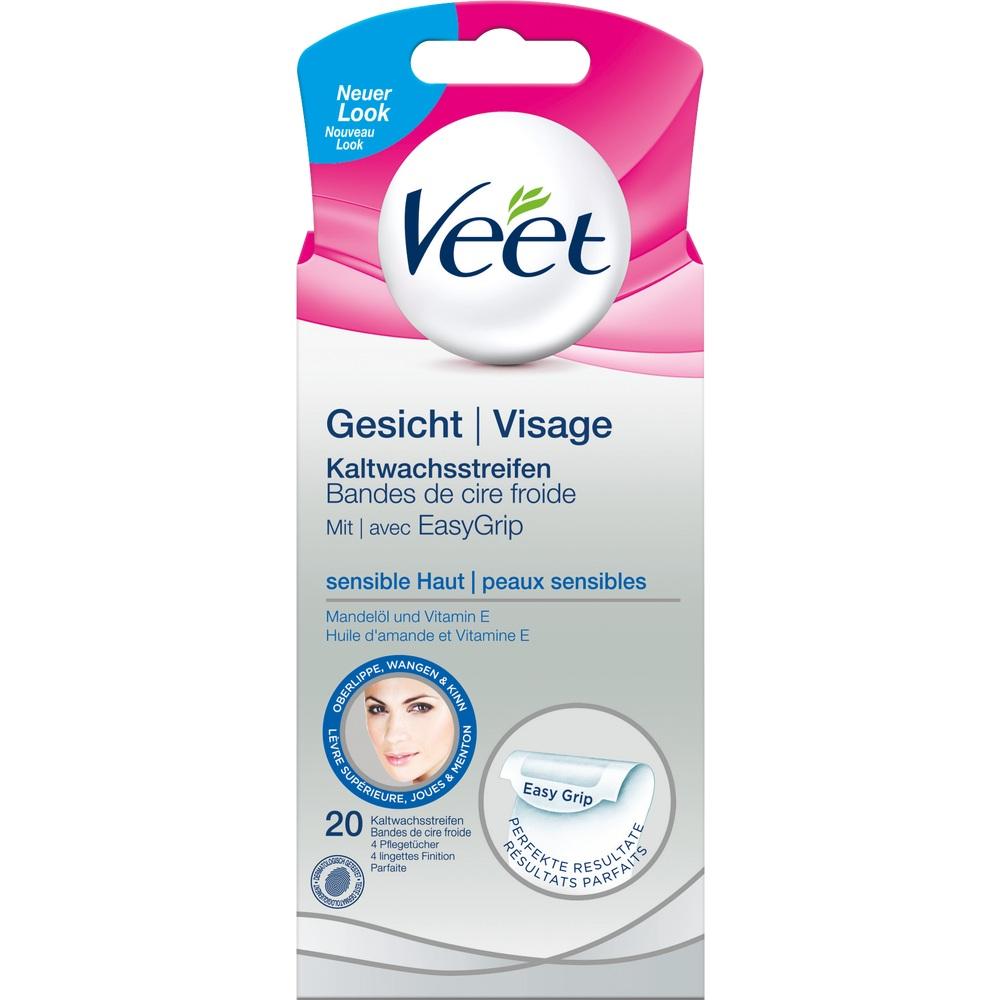 VEET Kaltwachs-Streifen Gesicht