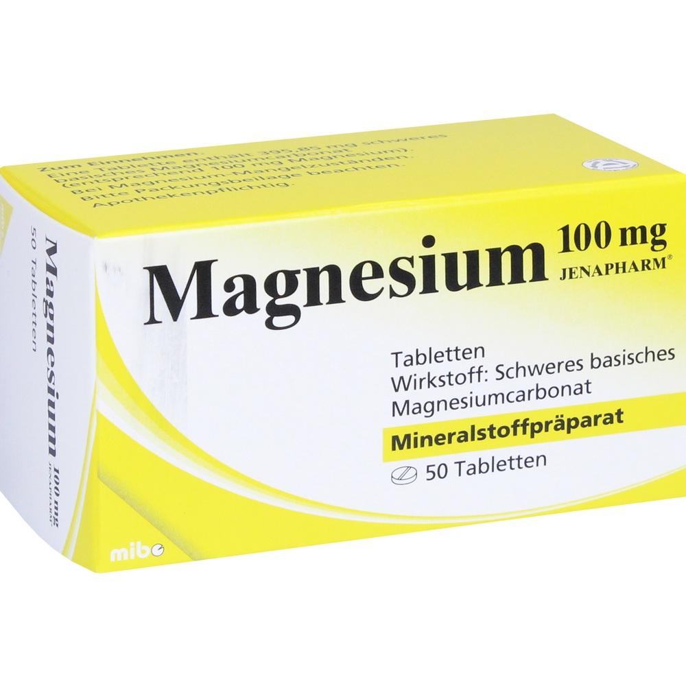 MAGNESIUM 100 mg Jenapharm Tabletten
