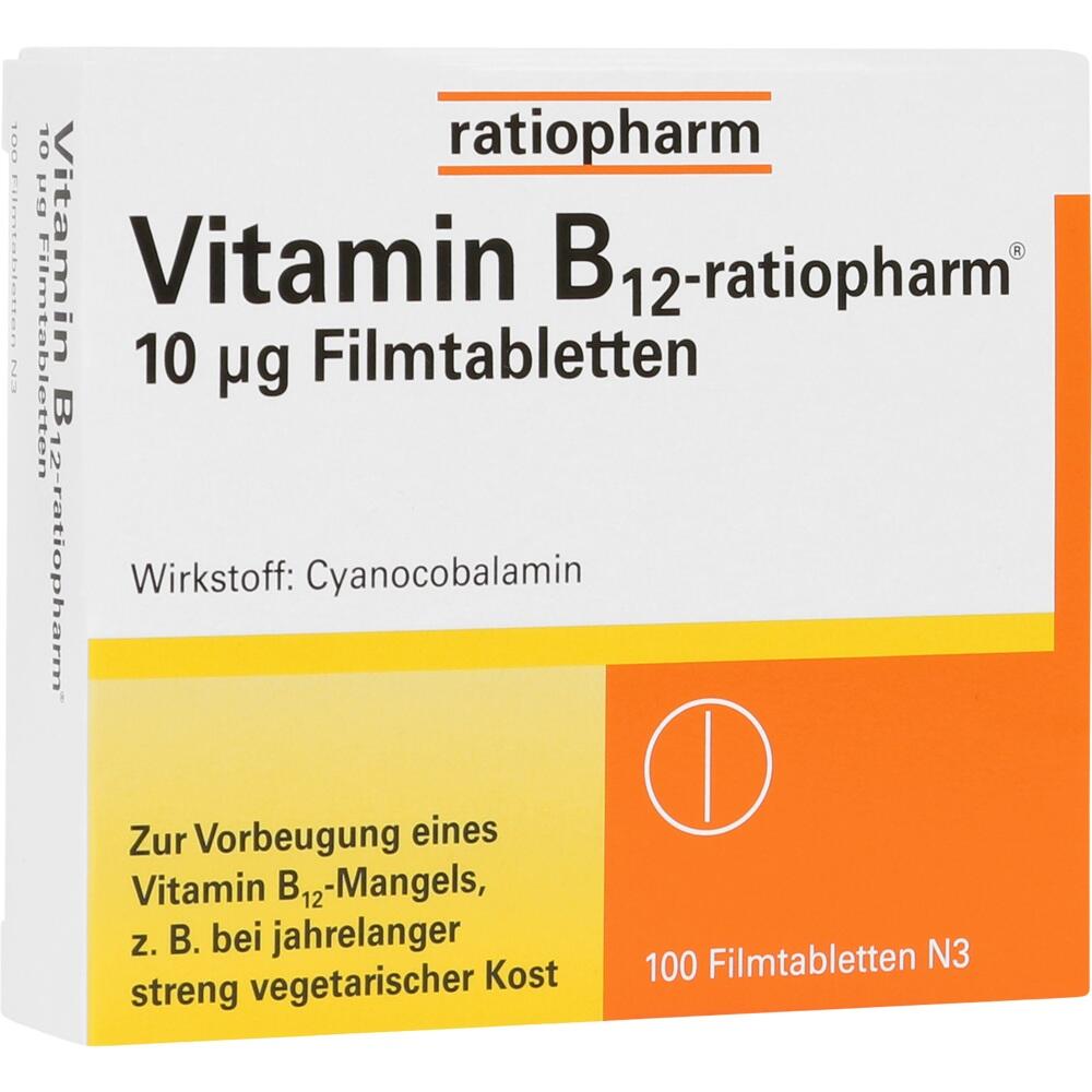 VITAMIN B12-RATIOPHARM 10 \m63g Filmtabletten