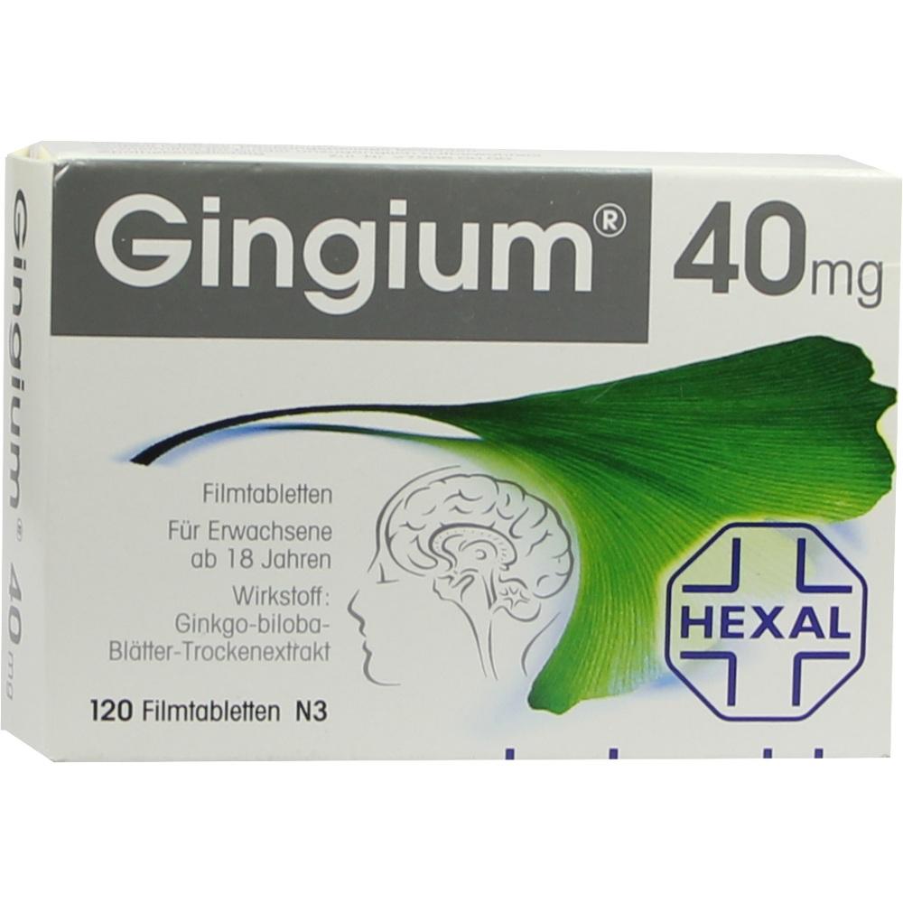 GINGIUM 40 mg Filmtabletten