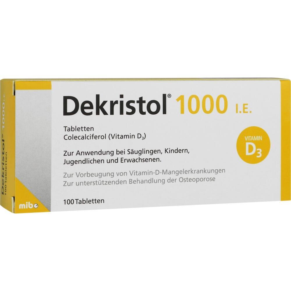 DEKRISTOL 1.000 I.E. Tabletten