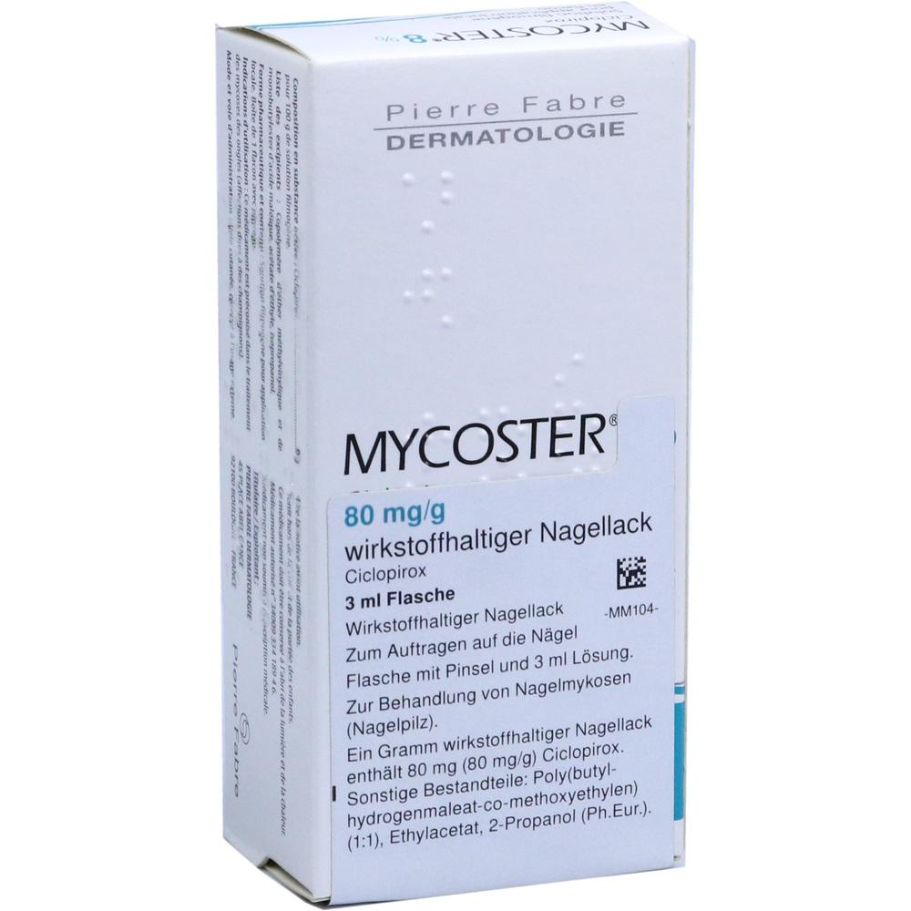 MYCOSTER 80 mg/g wirkstoffhaltiger Nagellack