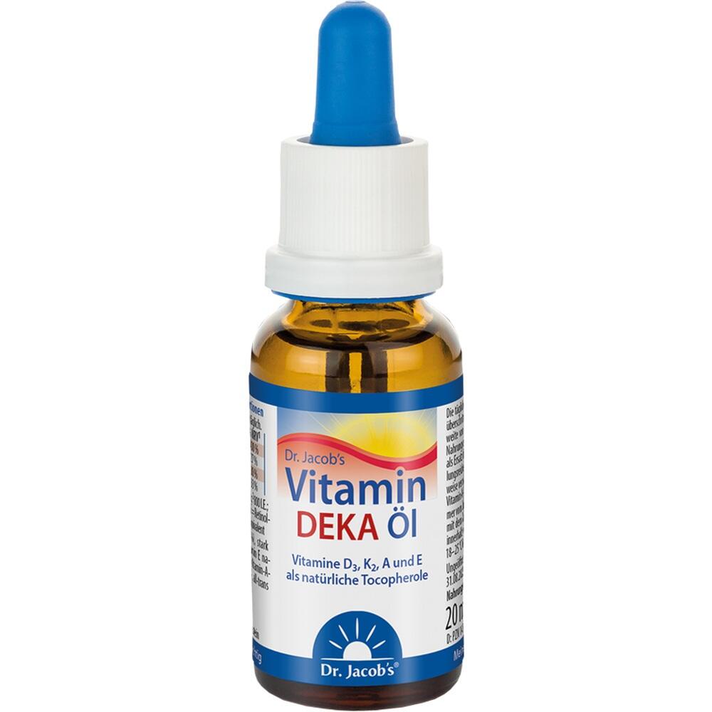 VITAMIN DEKA Öl D3+K2+A+E.Dr.Jacob's Tropf.z.Einn.