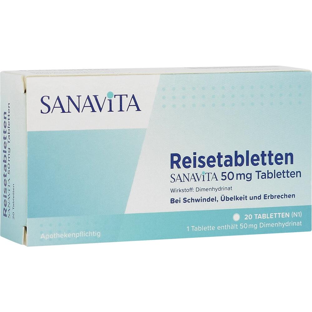 REISETABLETTEN Sanavita 50 mg Tabletten