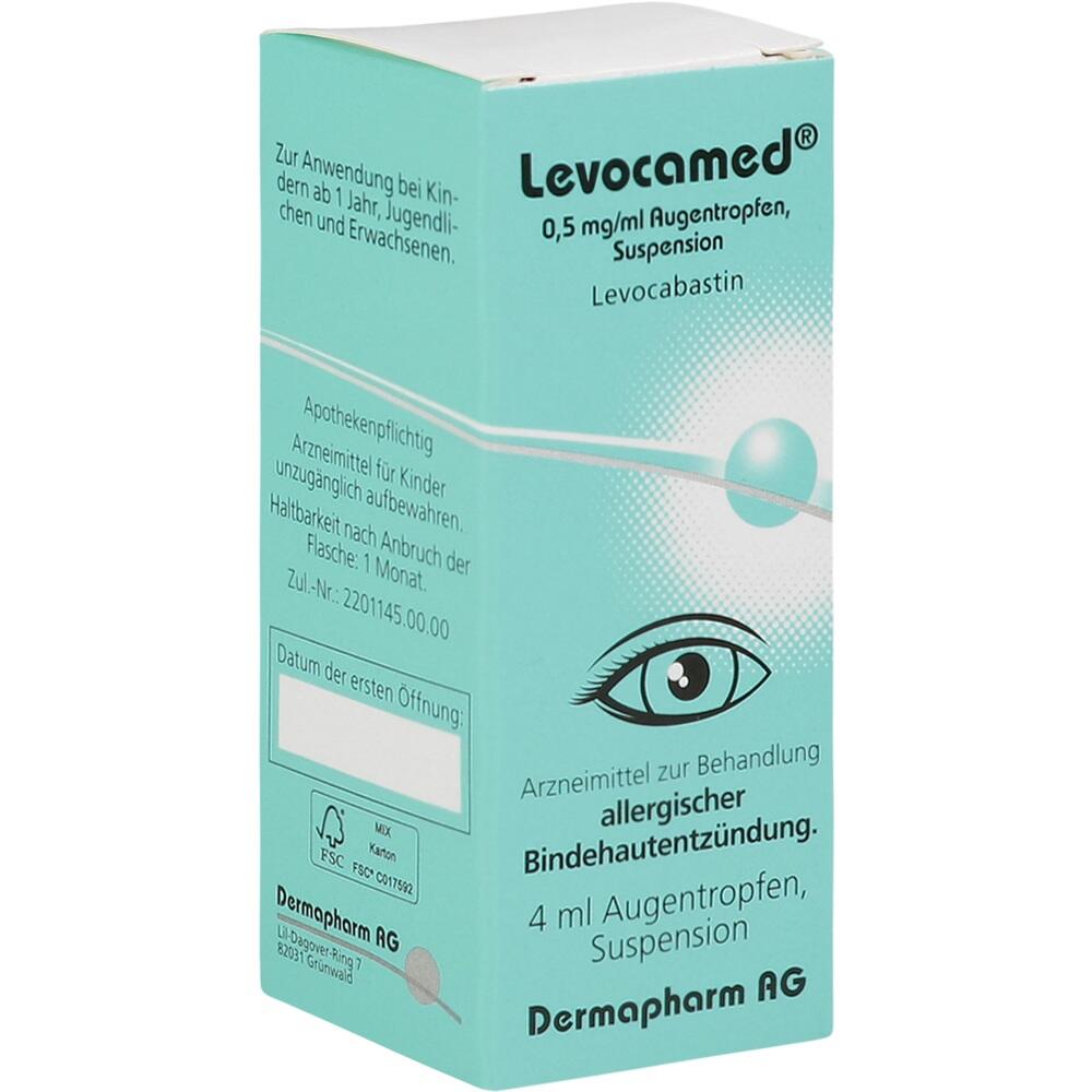 LEVOCAMED 0,5 mg/ml Augentropfen Suspension