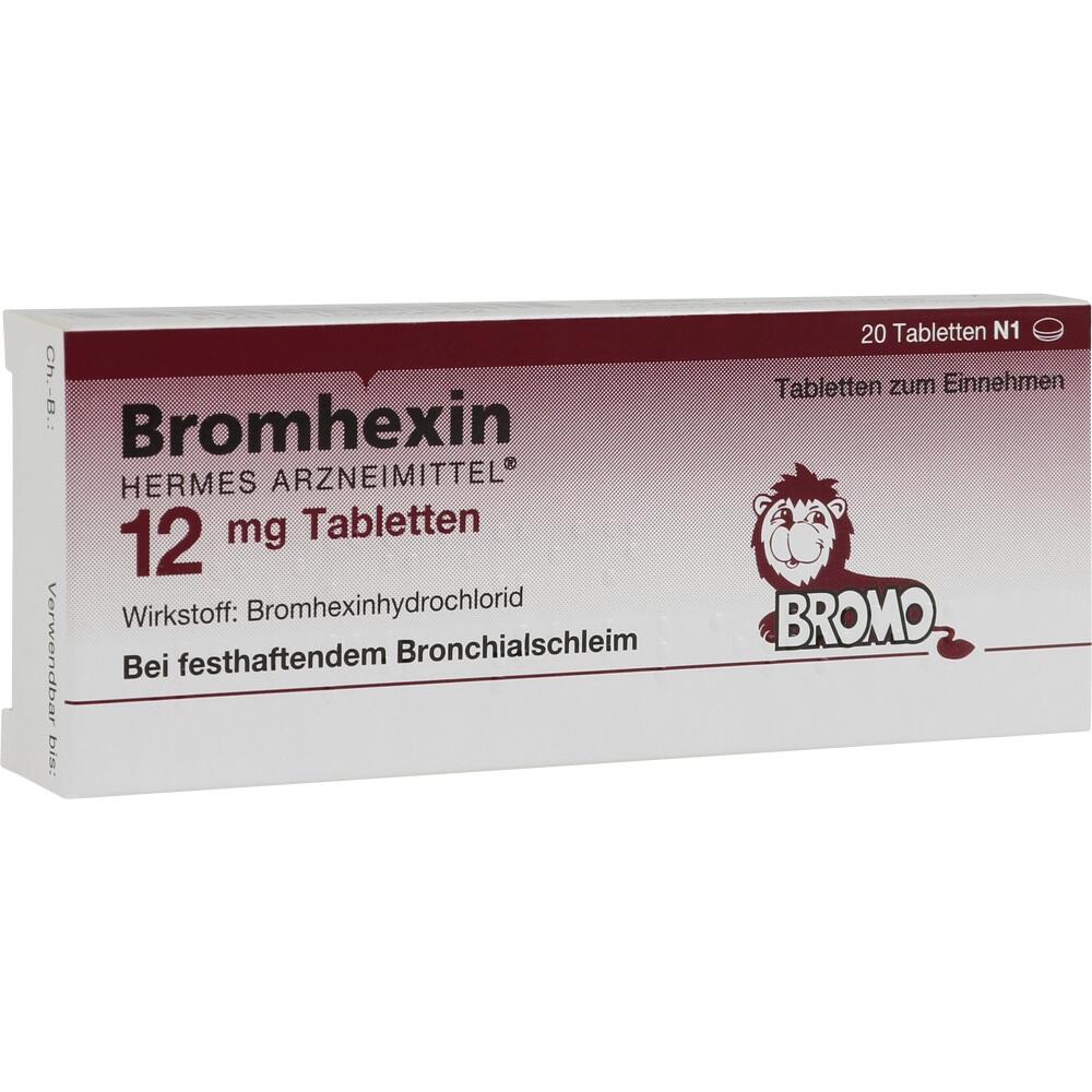BROMHEXIN Hermes Arzneimittel 12 mg Tabletten