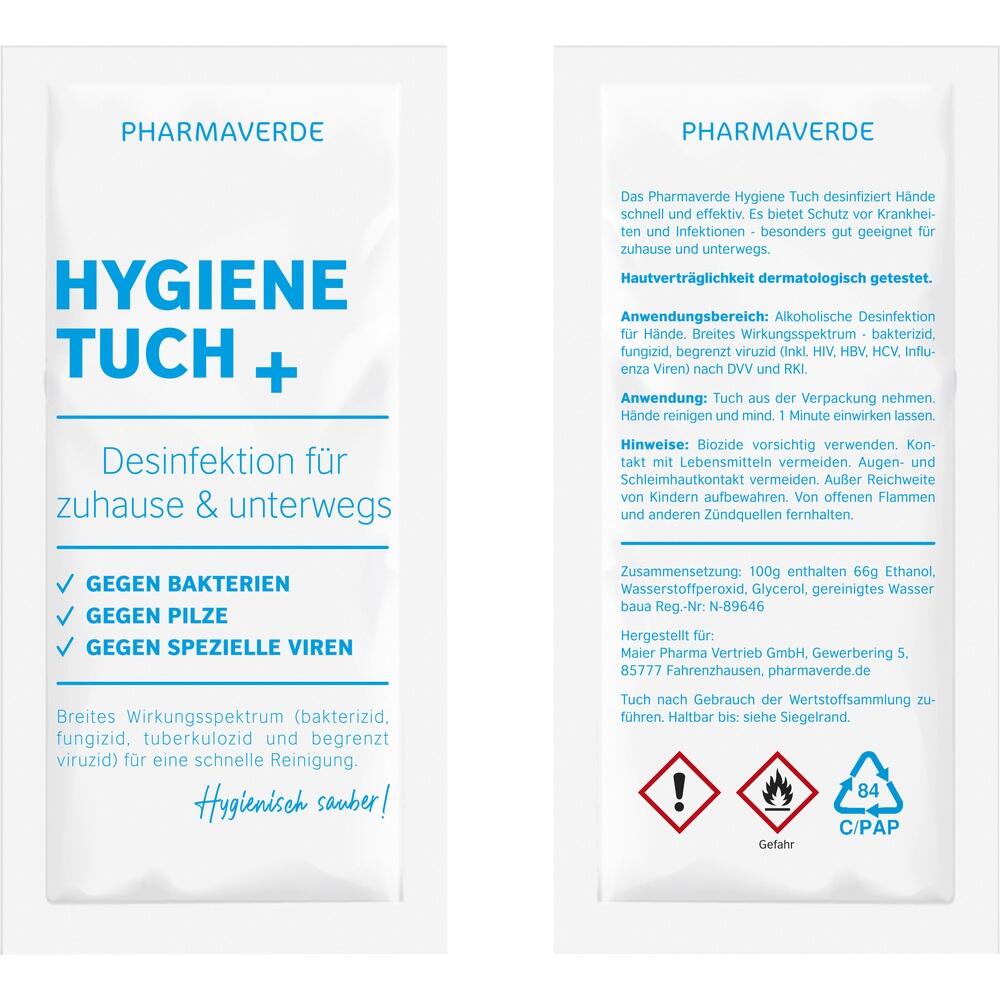 PHARMAVERDE Hygiene Tücher