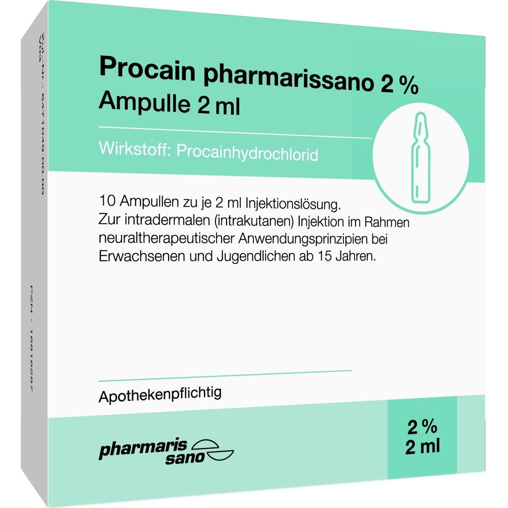 PROCAIN pharmarissano 2% Inj.-Lsg.Ampullen 2 ml