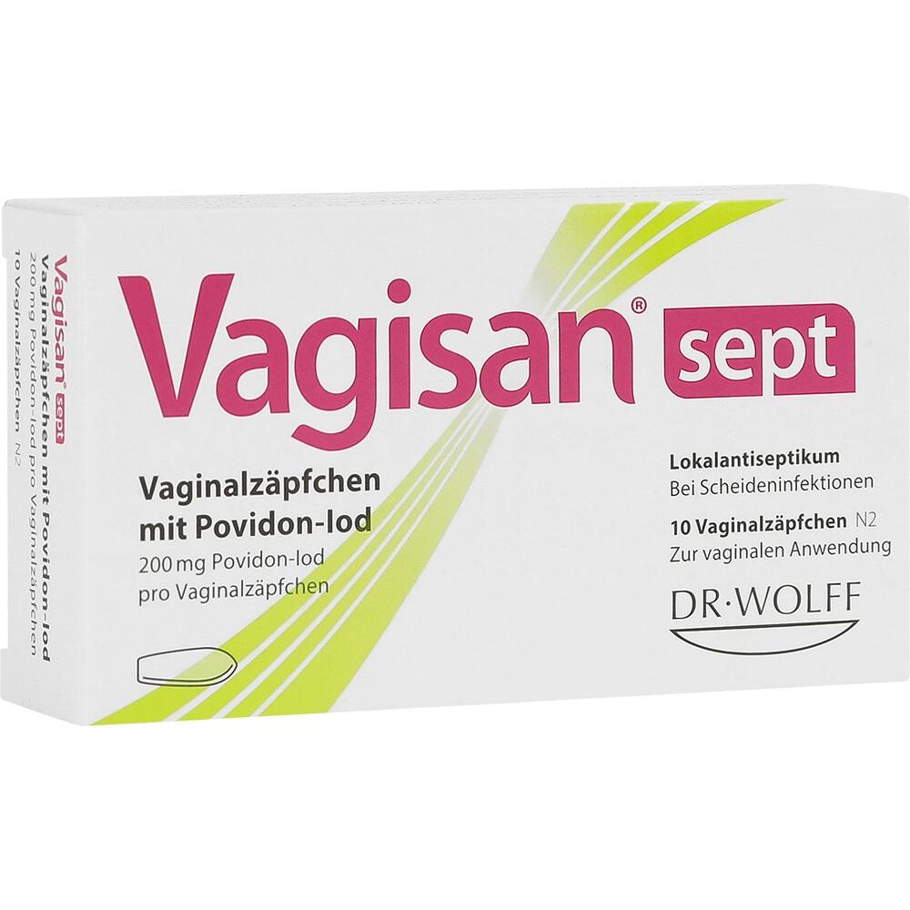 VAGISAN sept Vaginalzäpfchen mit Povidon-Iod