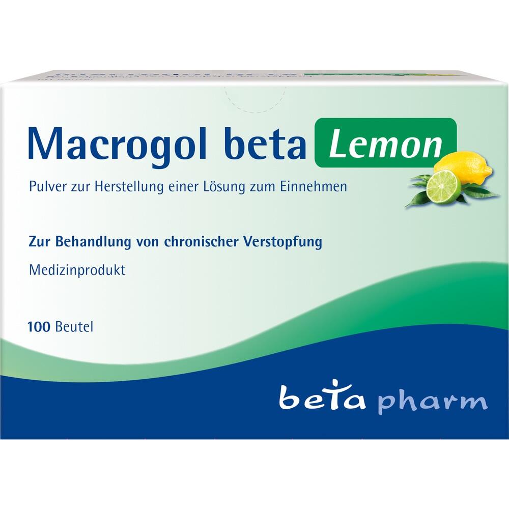 MACROGOL beta Lemon Plv.z.Her.e.Lsg.z.Einnehmen