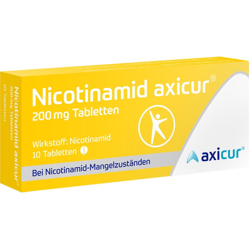 NICOTINAMID axicur 200 mg Tabletten