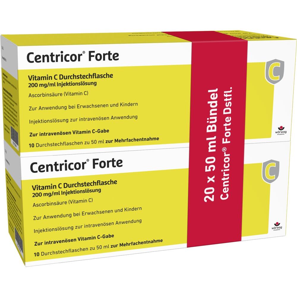 CENTRICOR Forte Vitamin C Dsfl. 200 mg/ml Inj.-L.