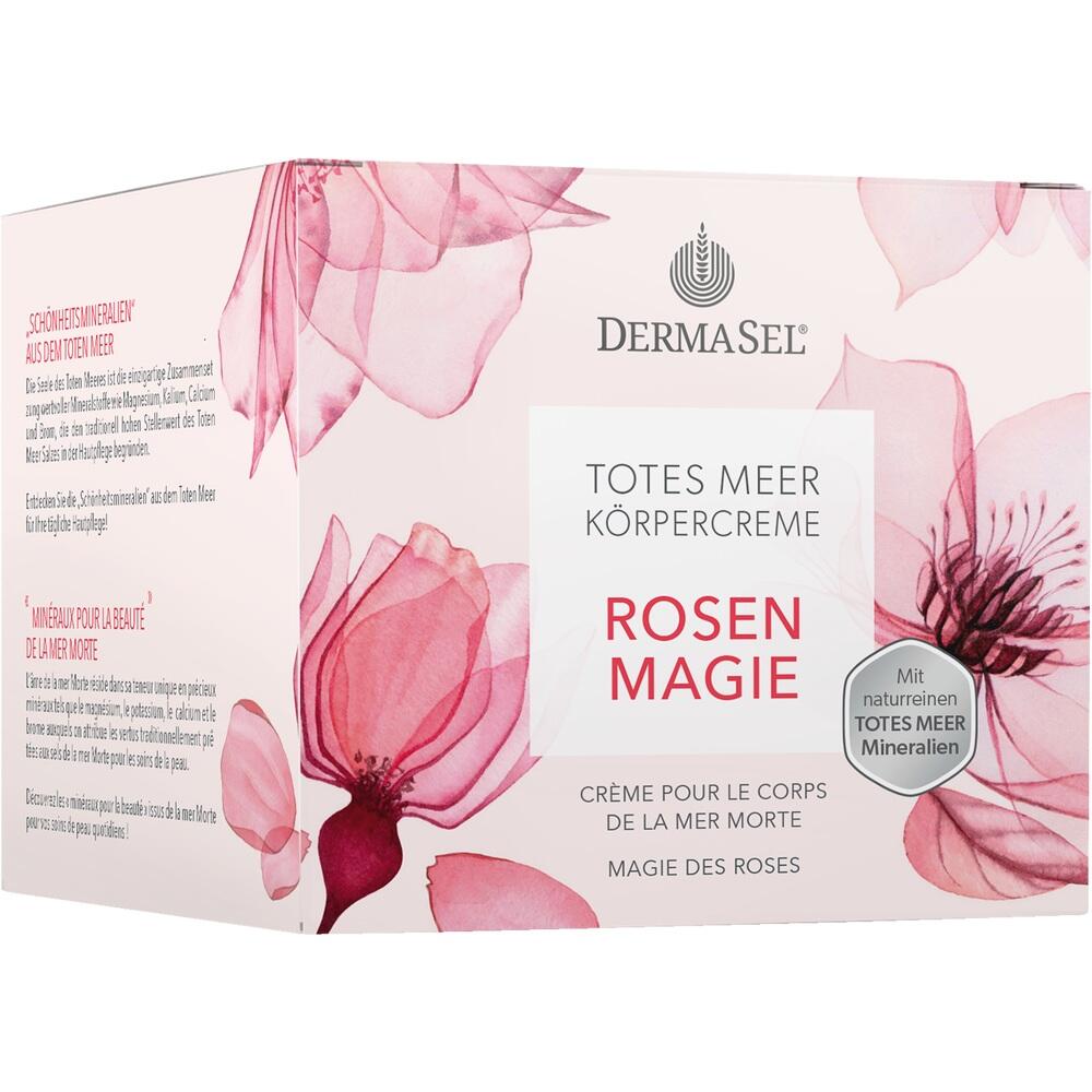 DERMASEL Totes Meer Körpercreme Rosen Magie