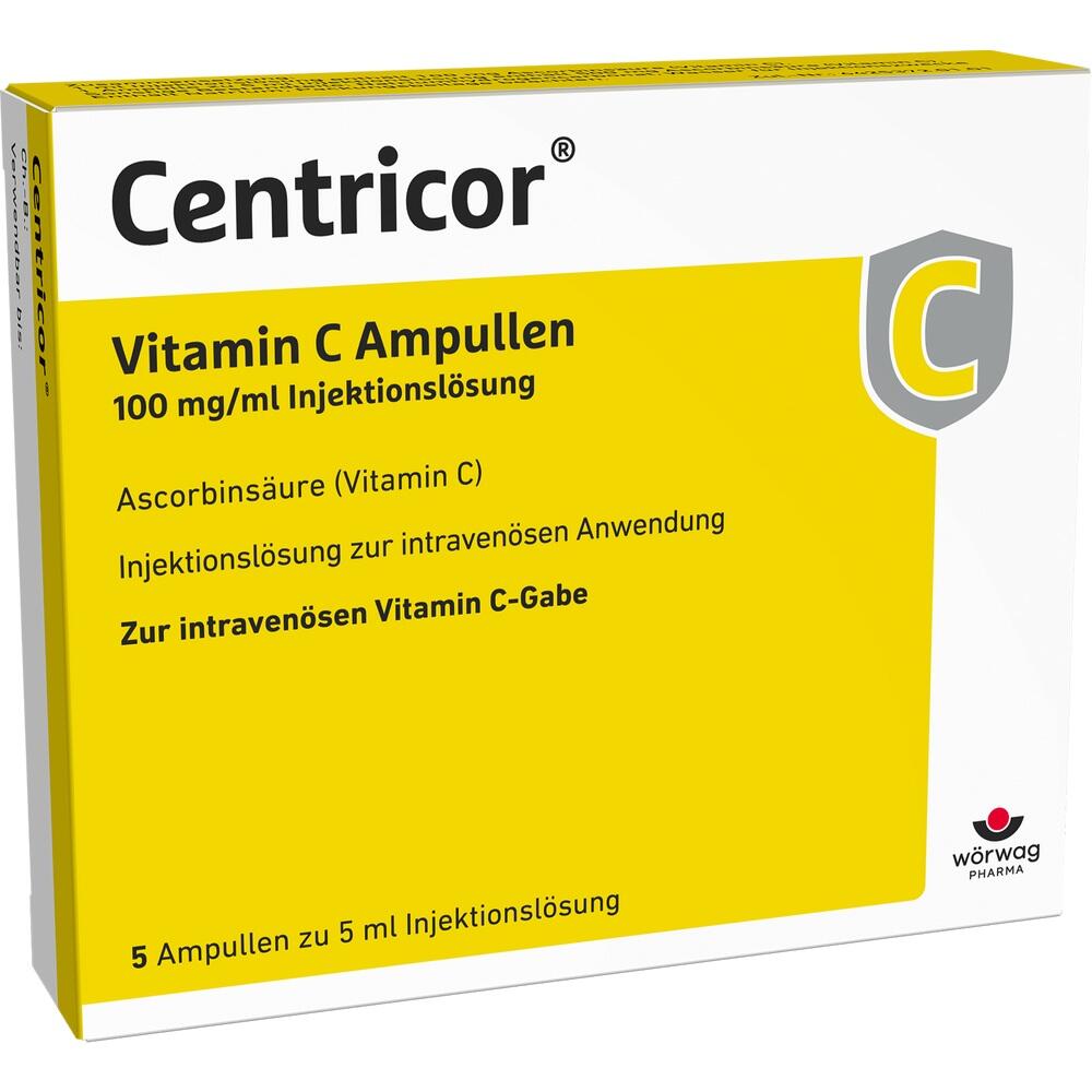 CENTRICOR Vitamin C Ampullen 100 mg/ml Inj.-Lsg.