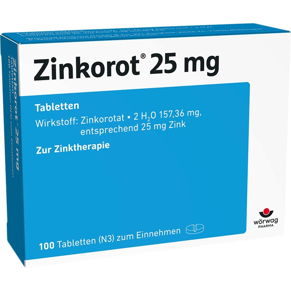 ZINKOROT 25 mg Tabletten