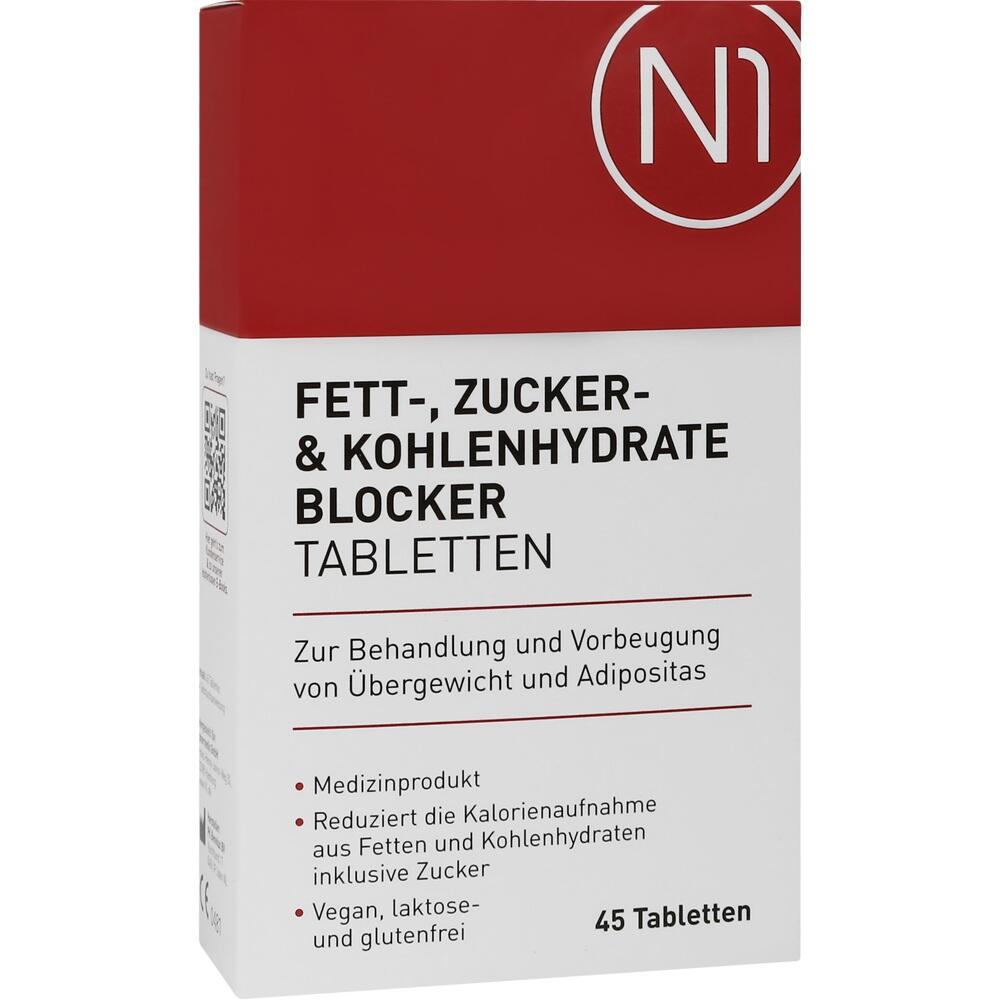N1 Fett- Zucker- & Kohlenhydrate Blocker Tabletten